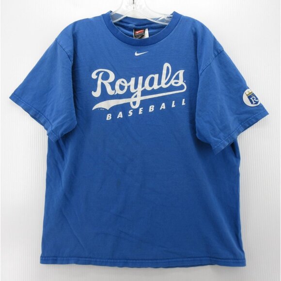 Nike Other - VINTAGE Kansas City Royals Baseball Shirt Medium Nike Center Swoosh *